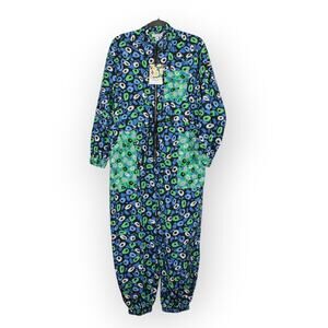 NEW Medium DianeVonFurstenberg x Target Nylon JAZZ DOT Sports Jumpsuit